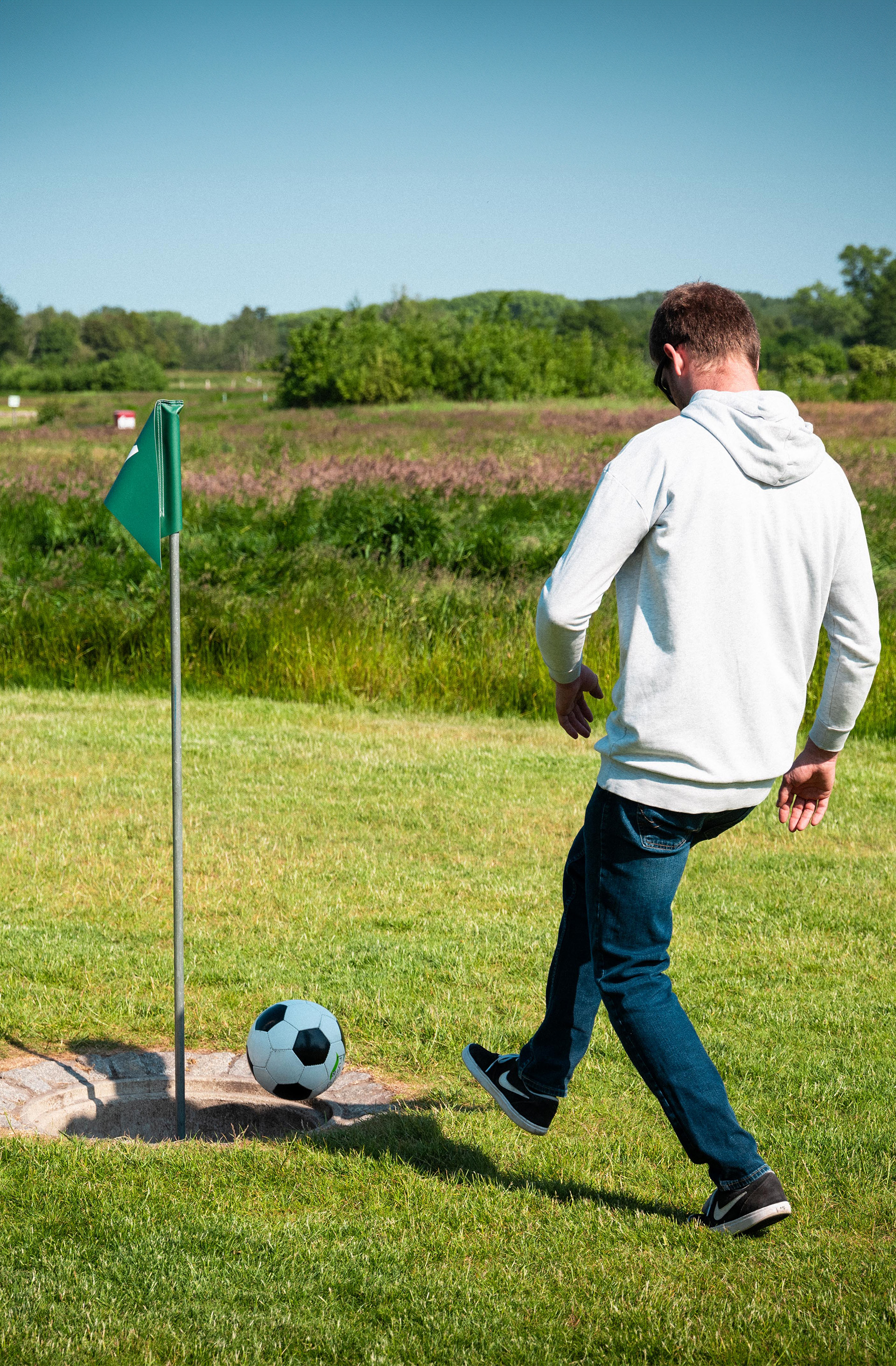 Footgolf at Weissenhäusser Strand on the Baltic Sea